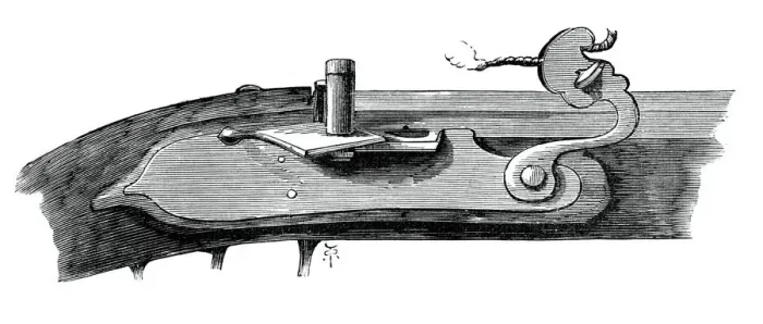 Framed Print : Matchlock, late 17th century, from the Tower of London, (c1880)