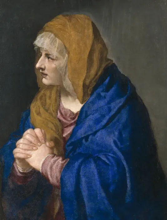Framed Print : Mater Dolorosa, 1554. Artist: Titian (1488-1576) Framed Print : Mater Dolorosa, 1554. Artist: Titian (1488-1576)