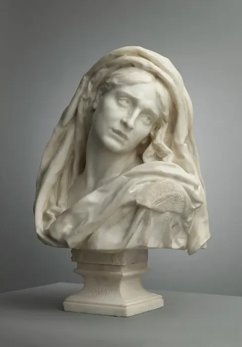 Framed Print : Mater Dolorosa, 1870. Creator: Jean-Baptiste Carpeaux Framed Print : Mater Dolorosa, 1870. Creator: Jean-Baptiste Carpeaux