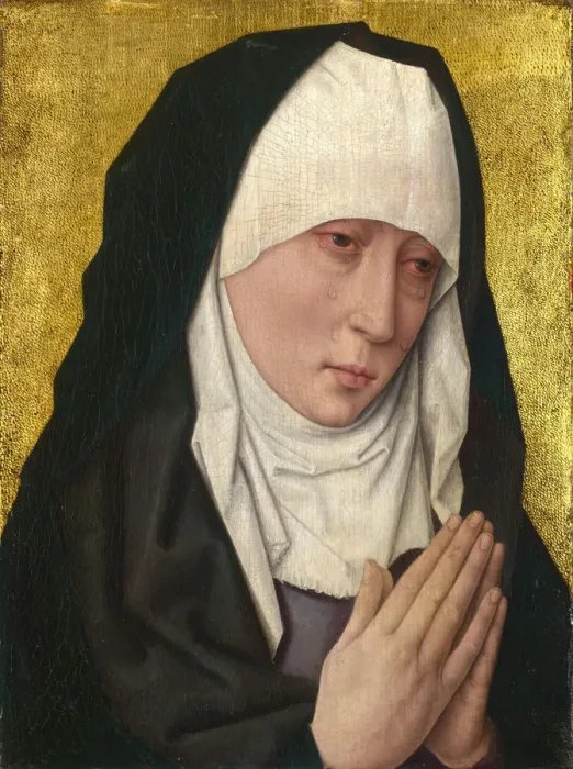 Framed Print : Mater Dolorosa, ca 1470-1475. Artist: Bouts, Dirk, (Workshop) Framed Print : Mater Dolorosa, ca 1470-1475. Artist: Bouts, Dirk, (Workshop)