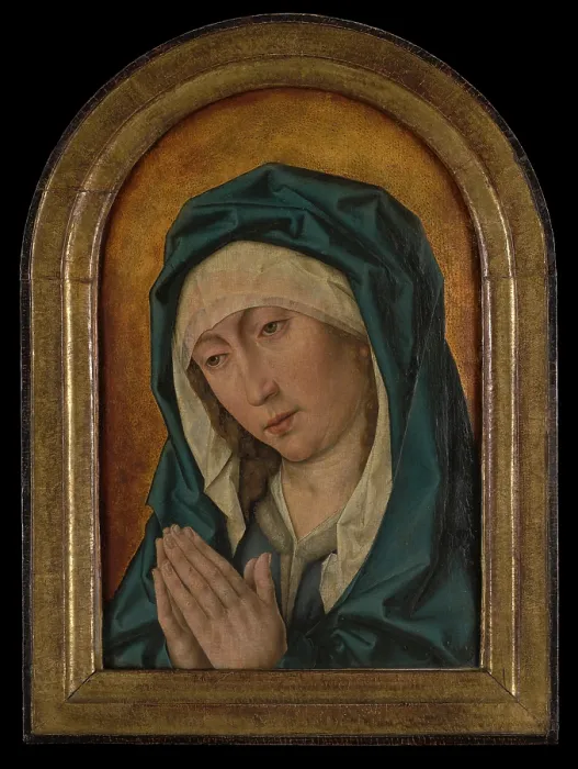 Framed Print : Mater Dolorosa-Our Lady of Sorrows, between 1490-1505. Creator: Aelbert Bouts Framed Print : Mater Dolorosa-Our Lady of Sorrows, between 1490-1505. Creator: Aelbert Bouts