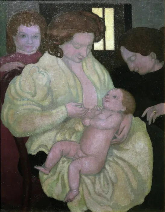 Framed Print : Maternity, 1895. Creator: Denis, Maurice (1870-1943) Framed Print : Maternity, 1895. Creator: Denis, Maurice (1870-1943)