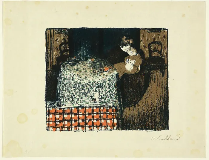 Framed Print : Maternity, 1896. Creator: Edouard Vuillard Framed Print : Maternity, 1896. Creator: Edouard Vuillard