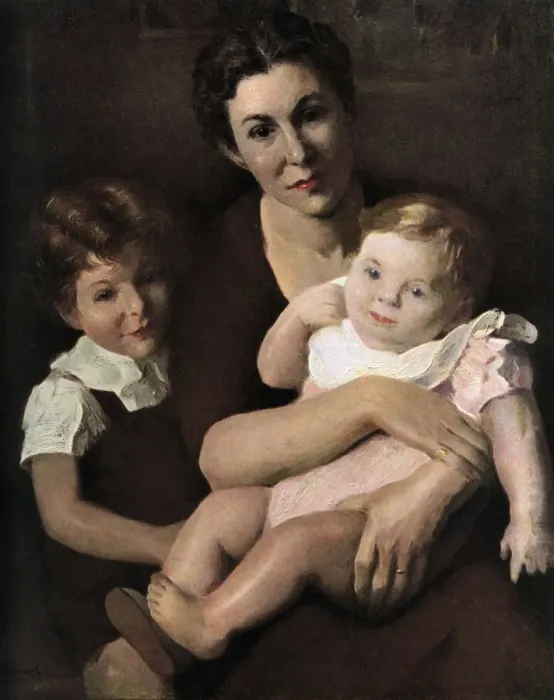 Framed Print : Maternity, 1938. Artist: Paul Charvel Framed Print : Maternity, 1938. Artist: Paul Charvel