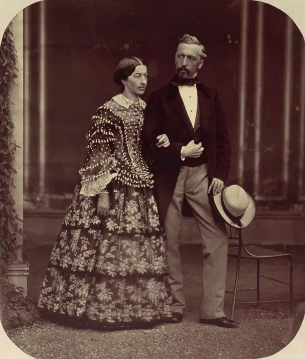 Framed Print : Mathias und Elise Housermann, 1850s-60s. Creator: Franz Antoine Framed Print : Mathias und Elise Housermann, 1850s-60s. Creator: Franz Antoine