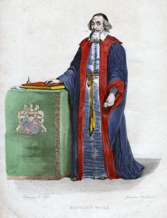 Framed Print : Mathieu Mole, French statesman, 19th century. Artist: H Laurent Framed Print : Mathieu Mole, French statesman, 19th century. Artist: H Laurent
