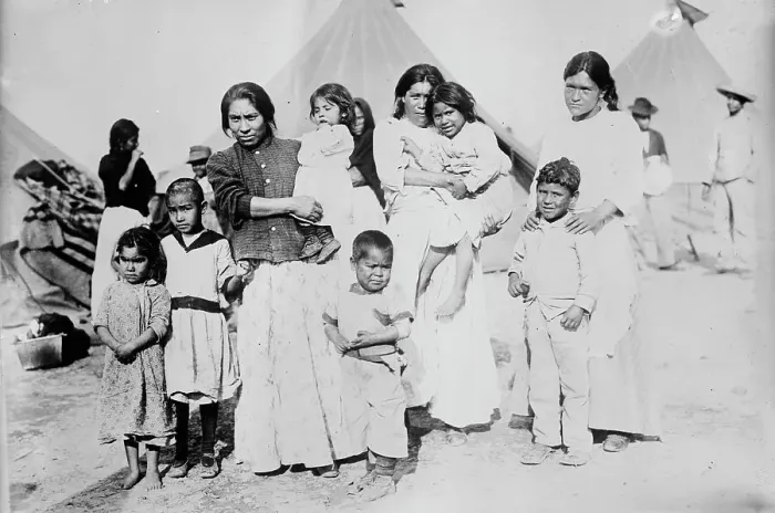 Framed Print : Mathilde Martinez & children, between c1910 and c1915. Creator: Bain News Service Framed Print : Mathilde Martinez & children, between c1910 and c1915. Creator: Bain News Service