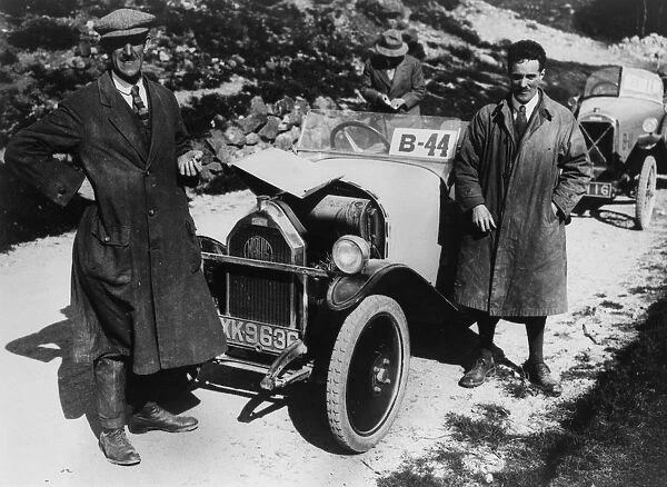 Mathis 7. 5 hp of HG Cassie and Salmson of Armand Bovier at the Scottish Light Car Trial, 1922