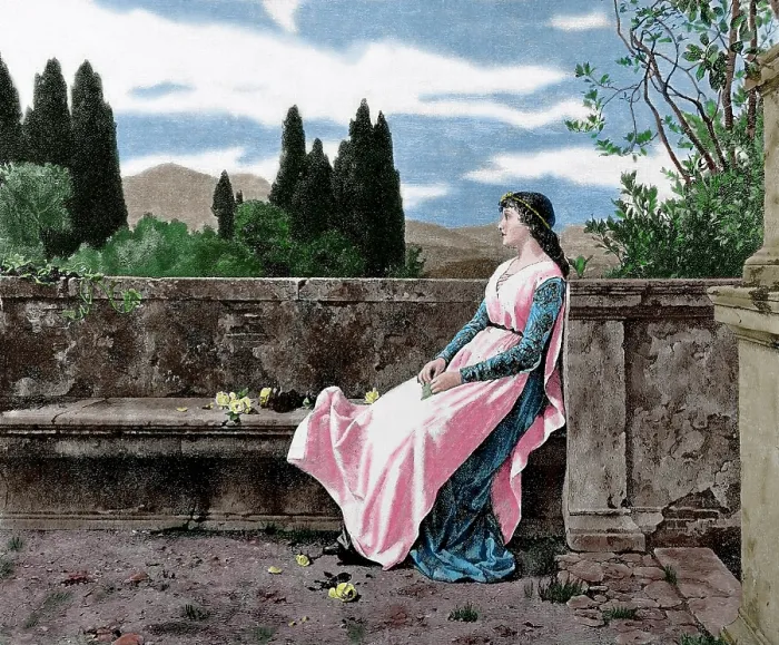 Framed Print : Matilda of Tuscany, (1887). Creator: Richard Brend'amour. Matilda of Tuscany, (1887). Creator: Richard Brend'amour Framed Print : Matilda of Tuscany, (1887). Creator: Richard Brend'amour. Matilda of Tuscany, (1887). Creator: Richard Brend'amour
