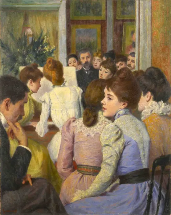 Framed Print : Matinee musicale, 1895-1900 Framed Print : Matinee musicale, 1895-1900