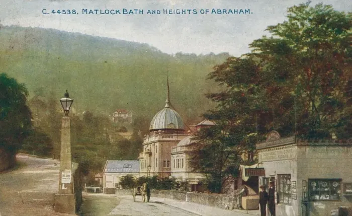 Framed Print : Matlock Bath and the Heights of Abraham, Derbyshire, c1905 Framed Print : Matlock Bath and the Heights of Abraham, Derbyshire, c1905