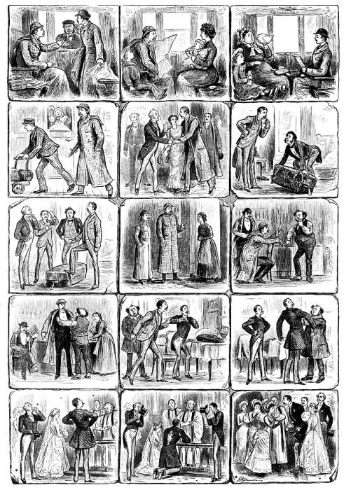 Framed Print : My Matrimonial Suit, drawn by J. P. Atkinson, 1883. Creator: Unknown Framed Print : My Matrimonial Suit, drawn by J. P. Atkinson, 1883. Creator: Unknown