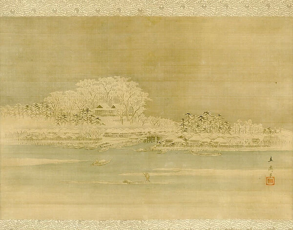 Matsuchiyama on the Sumida River, Edo period, 1856. Creator: Ando Hiroshige