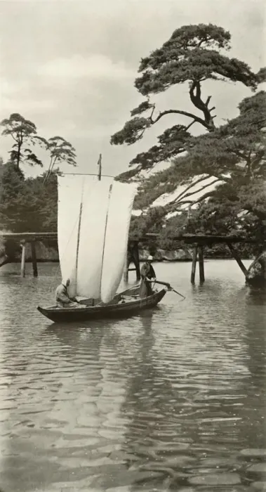 Framed Print : At Matsushima, 1910. Creator: Herbert Ponting