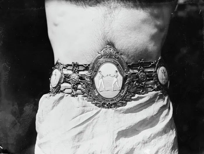 Framed Print : Matt Wells belt, between c1911 and c1915. Creator: Bain News Service Framed Print : Matt Wells belt, between c1911 and c1915. Creator: Bain News Service