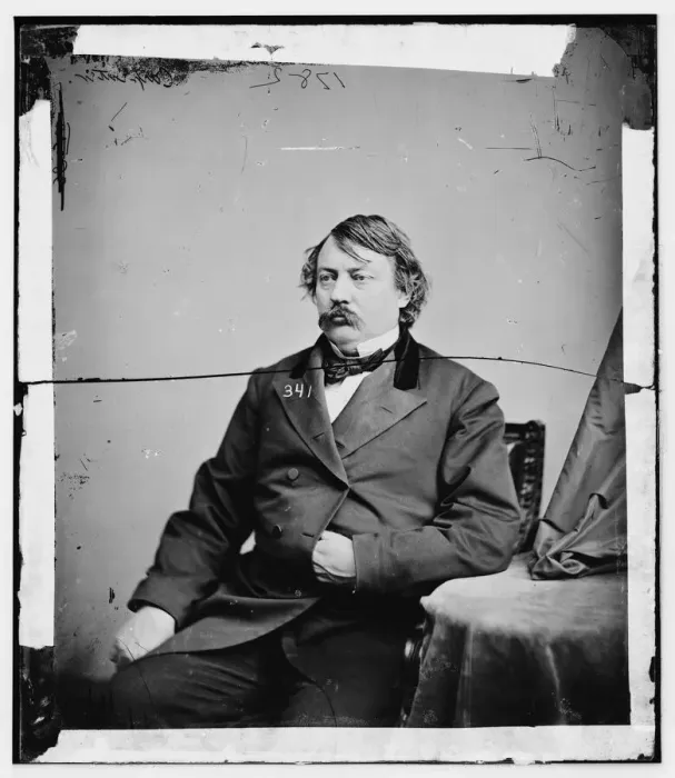 Framed Print : Matthew Hale Carpenter of Wisconsin, between 1860 and 1875. Creator: Unknown Framed Print : Matthew Hale Carpenter of Wisconsin, between 1860 and 1875. Creator: Unknown