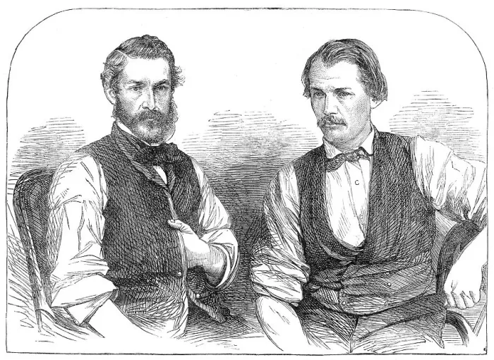 Framed Print : Matthew Montgomery and Louis Shelvin, the steward and cook of the Emily St. Pierre, 1862. Creator: Unknown Framed Print : Matthew Montgomery and Louis Shelvin, the steward and cook of the Emily St. Pierre, 1862. Creator: Unknown
