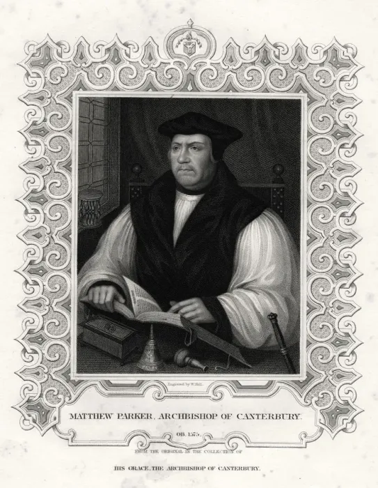 Framed Print : Matthew Parker, Archbishop of Canterbury, 19th century. Artist: William Holl Framed Print : Matthew Parker, Archbishop of Canterbury, 19th century. Artist: William Holl