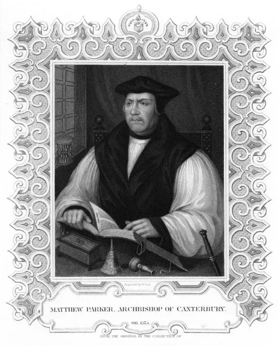 Framed Print : Matthew Parker, English prelate, 19th century. Artist: William Holl Framed Print : Matthew Parker, English prelate, 19th century. Artist: William Holl