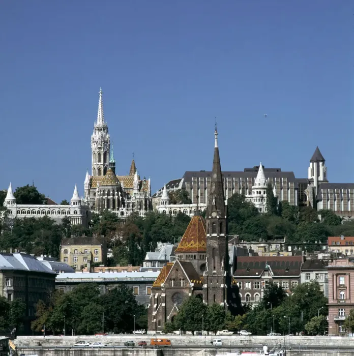 Framed Print : Matthias Church, Hilton Hotel, Budapest, Hungary Framed Print : Matthias Church, Hilton Hotel, Budapest, Hungary