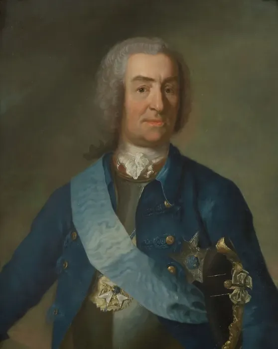 Framed Print : Mattias Alexander von Ungern-Sternberg, 1689-1763, baron, mid-late 18th century. Creator: Johan Henrik Scheffel Framed Print : Mattias Alexander von Ungern-Sternberg, 1689-1763, baron, mid-late 18th century. Creator: Johan Henrik Scheffel