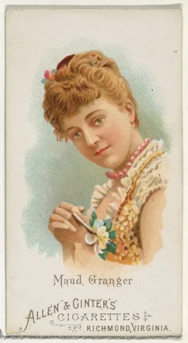 Framed Print : Maud Granger, from Worlds Beauties, Series 1 (N26) for Allen & Ginter Cigarettes Framed Print : Maud Granger, from Worlds Beauties, Series 1 (N26) for Allen & Ginter Cigarettes