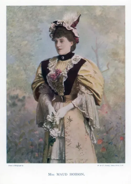 Framed Print : Maud Hobson, actress, 1901. Artist: W&D Downey Framed Print : Maud Hobson, actress, 1901. Artist: W&D Downey