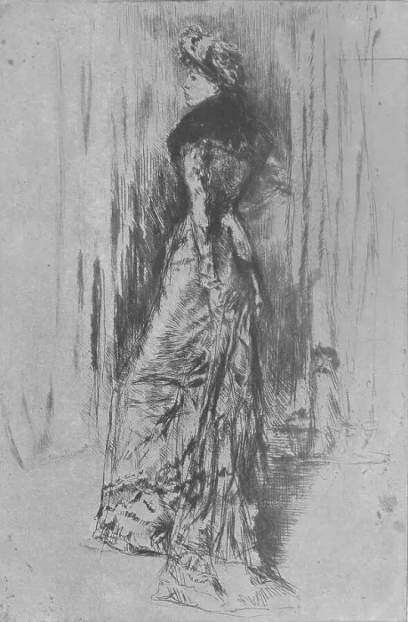 Framed Print : Maude, c1876, (1904). Artist: James Abbott McNeill Whistler Framed Print : Maude, c1876, (1904). Artist: James Abbott McNeill Whistler