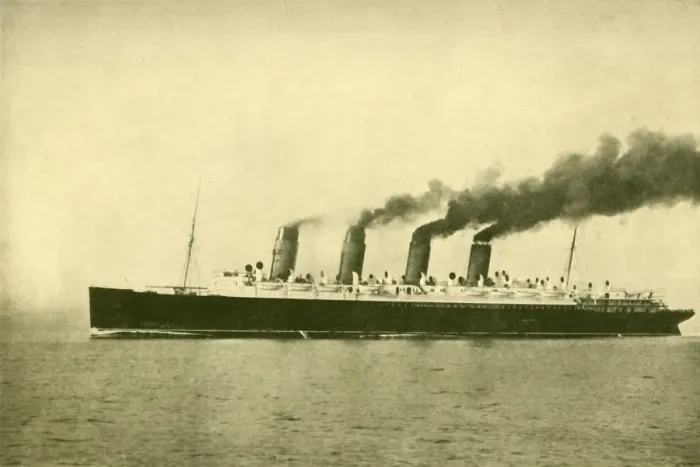 Framed Print : The Mauretania (Cunard Line), 30, 696 Tons, c1930. Creator: Unknown Framed Print : The Mauretania (Cunard Line), 30, 696 Tons, c1930. Creator: Unknown