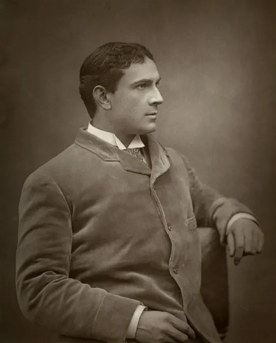 Framed Print : Maurice Barrymore, British actor, 1886. Artist: Barraud Framed Print : Maurice Barrymore, British actor, 1886. Artist: Barraud