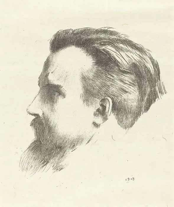 Framed Print : Maurice Denis, 1903. Creator: Odilon Redon Framed Print : Maurice Denis, 1903. Creator: Odilon Redon