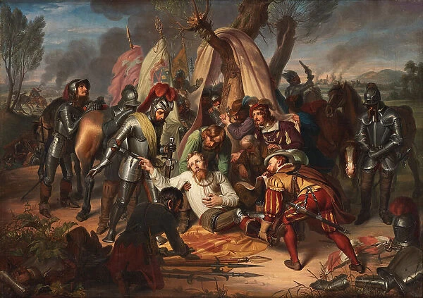 Maurice, Elector of Saxony at the battle of Sievershausen, 1553, 1837