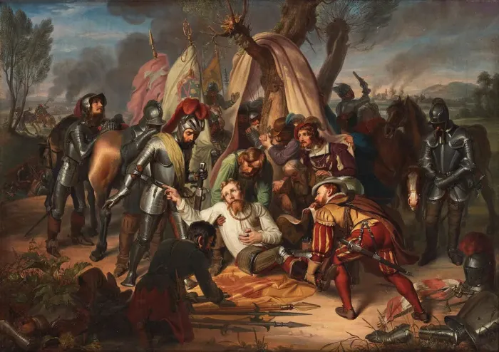 Framed Print : Maurice, Elector of Saxony at the battle of Sievershausen, 1553, 1837 Framed Print : Maurice, Elector of Saxony at the battle of Sievershausen, 1553, 1837