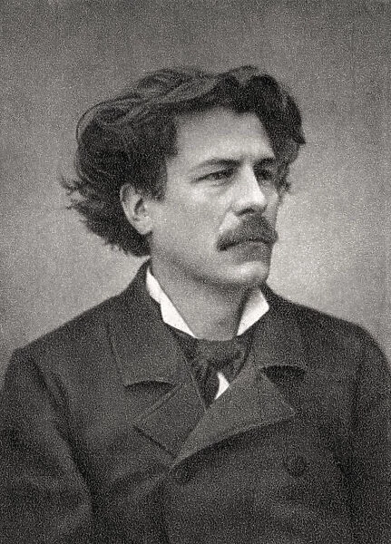 Maurice Rollinat, French poet, 1888