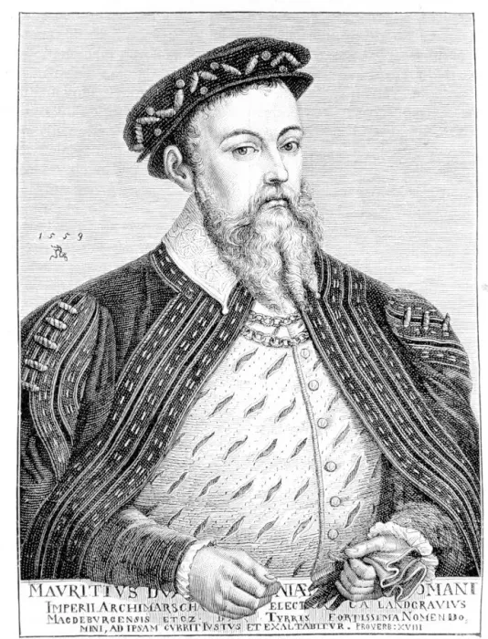 Framed Print : Maurice of Sajonias (1521-1553), Duke and Elector of Saxony (1547-1553) engraving Framed Print : Maurice of Sajonias (1521-1553), Duke and Elector of Saxony (1547-1553) engraving
