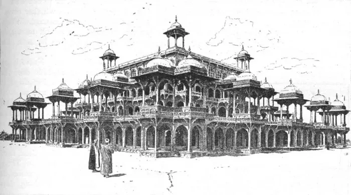 Framed Print : The Mausoleum of Akbar, Agra, 1892, (1902). Artist: Joseph Holland Tringham Framed Print : The Mausoleum of Akbar, Agra, 1892, (1902). Artist: Joseph Holland Tringham