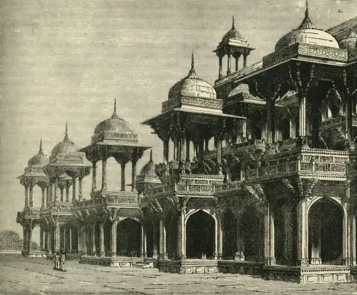 Framed Print : Mausoleum of Akbar, Secundra, 1890. Creator: Unknown Framed Print : Mausoleum of Akbar, Secundra, 1890. Creator: Unknown