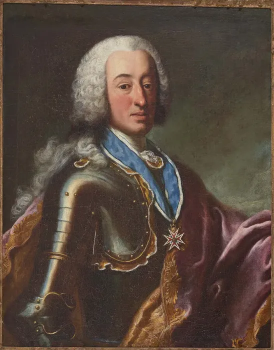 Framed Print : Max Emanuel Freiherr von und zu Sandizell (1702-1778). Creator: Desmarees Framed Print : Max Emanuel Freiherr von und zu Sandizell (1702-1778). Creator: Desmarees