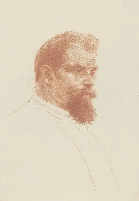 Framed Print : Max Klinger, 1902. Creator: Emil Orlik Framed Print : Max Klinger, 1902. Creator: Emil Orlik