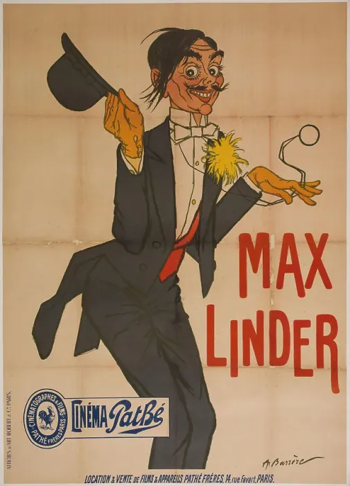 Framed Print : Max Linder, 1910. Creator: Barrère, Adrien (1877-1931) Framed Print : Max Linder, 1910. Creator: Barrère, Adrien (1877-1931)