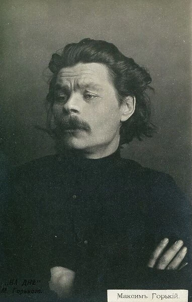 Maxim Gorky, Early 1900s. Creator: Fischer, Karl August (1859-after 1923)