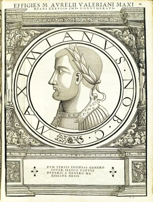 Framed Print : Maximianus (250 - 310 AD), 1559 Framed Print : Maximianus (250 - 310 AD), 1559