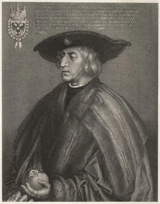 Framed Print : Maximilian I, 1800s. Creator: Unknown Framed Print : Maximilian I, 1800s. Creator: Unknown