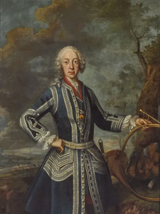 Framed Print : Maximilian III Joseph (1727-1777), Elector of Bavaria, in hunting dress Framed Print : Maximilian III Joseph (1727-1777), Elector of Bavaria, in hunting dress