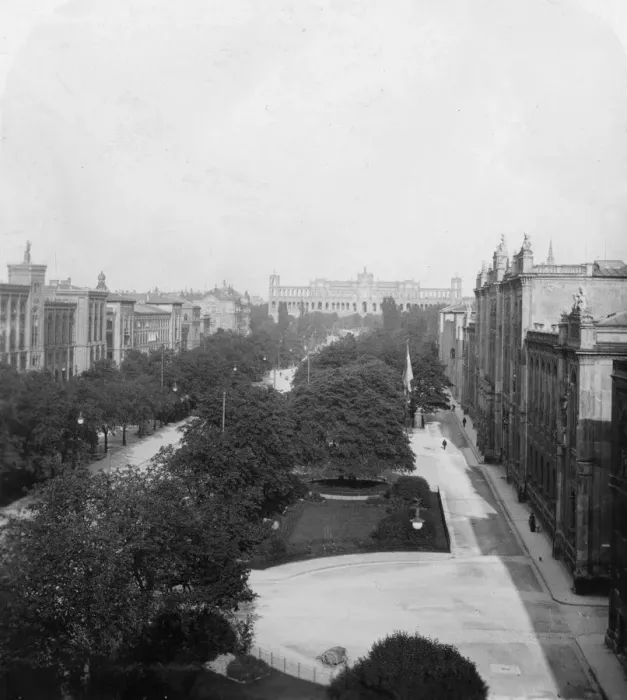 Framed Print : Maximilianstrasse, Munich, Germany, c1900s. Artist: Wurthle & Sons Framed Print : Maximilianstrasse, Munich, Germany, c1900s. Artist: Wurthle & Sons