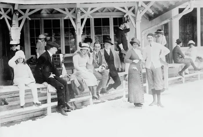 Framed Print : Maxine Elliot [i.e. Elliott] at St. Moritz, between c1910 and c1915. Creator: Bain News Service
