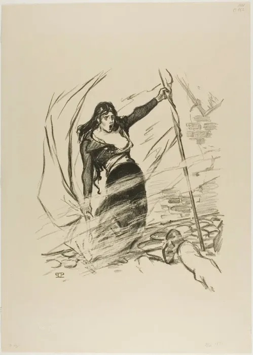 Framed Print : May 1871, May 1894. Creator: Theophile Alexandre Steinlen Framed Print : May 1871, May 1894. Creator: Theophile Alexandre Steinlen