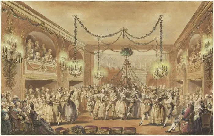 Framed Print : May Ball, 1763. Creator: Jean-Michel Moreau Framed Print : May Ball, 1763. Creator: Jean-Michel Moreau