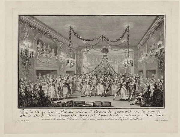 May Ball given at Versailles during the Carnival of 1763, c. 1763
