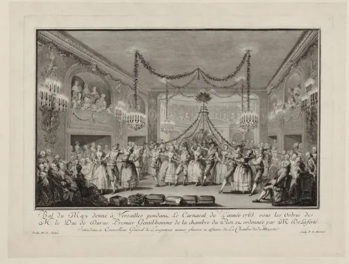Framed Print : May Ball given at Versailles during the Carnival of 1763, c. 1763 Framed Print : May Ball given at Versailles during the Carnival of 1763, c. 1763